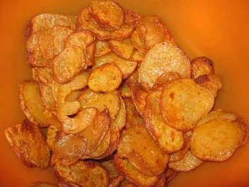 Rezept: Kartoffelchips aus dem Backofen Kartoffelchips aus dem Backofen - Rezept