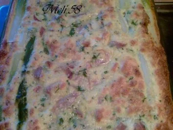 Aufläufe/ Überbackenes: Spargel-Schinken -Traum - Rezept