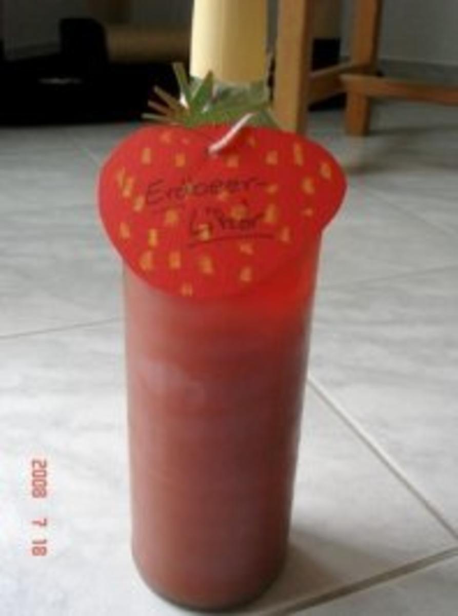 Erdbeerlikör - Rezept