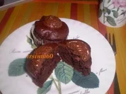 Schokomuffins mit Trüffelhäubchen - Rezept