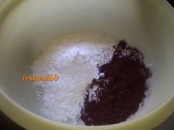 Schokomuffins mit Trüffelhäubchen - Rezept - Bild Nr. 2