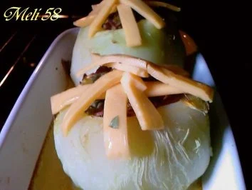 Rezept: Beilagen: Kohlrabi pikant gefüllt Bild Nr. 5 Beilagen: Kohlrabi pikant gefüllt - Rezept - Bild Nr. 5