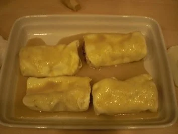 Himbeer-Röllchen mit Vanille-Frischkäse in Holunderblütenkaramell - Rezept - Bild Nr. 5