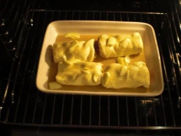 Himbeer-Röllchen mit Vanille-Frischkäse in Holunderblütenkaramell - Rezept - Bild Nr. 6