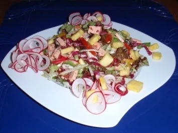 Rezept: Bunter Sommersalat Bunter Sommersalat - Rezept
