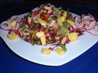 Rezept: Bunter Sommersalat Bild Nr. 5 Bunter Sommersalat - Rezept - Bild Nr. 5