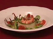 Garnelensalat im Gurkenring (Gisele Oppermann) - Rezept