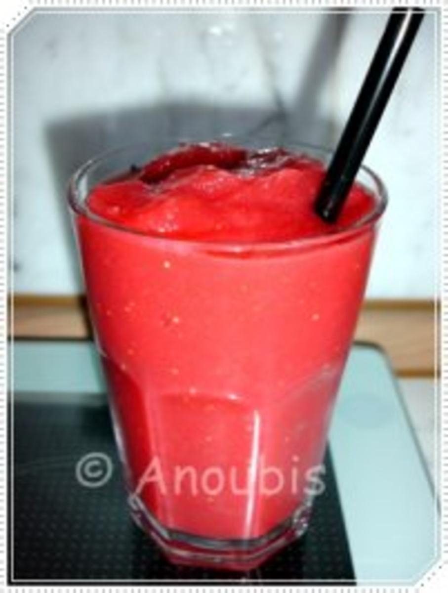 Kaltgetränk - Erdbeer-IceSmoothie - Rezept