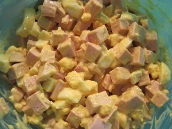 Rezept: Eiersalat mit Fleischwurst Bild Nr. 5 Eiersalat mit Fleischwurst - Rezept - Bild Nr. 5