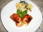 Banane im Käse-Schinkenmantel - Rezept