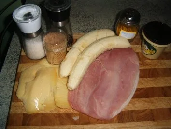 Banane im Käse-Schinkenmantel - Rezept - Bild Nr. 2
