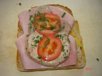 Snack : Schnitzel auf Toast - Rezept - Bild Nr. 4