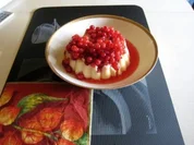 Vanillepudding mit Johannisbeeren - Rezept