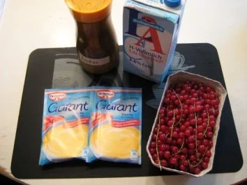 Rezept: Vanillepudding mit Johannisbeeren Bild Nr. 2 Vanillepudding mit Johannisbeeren - Rezept - Bild Nr. 2