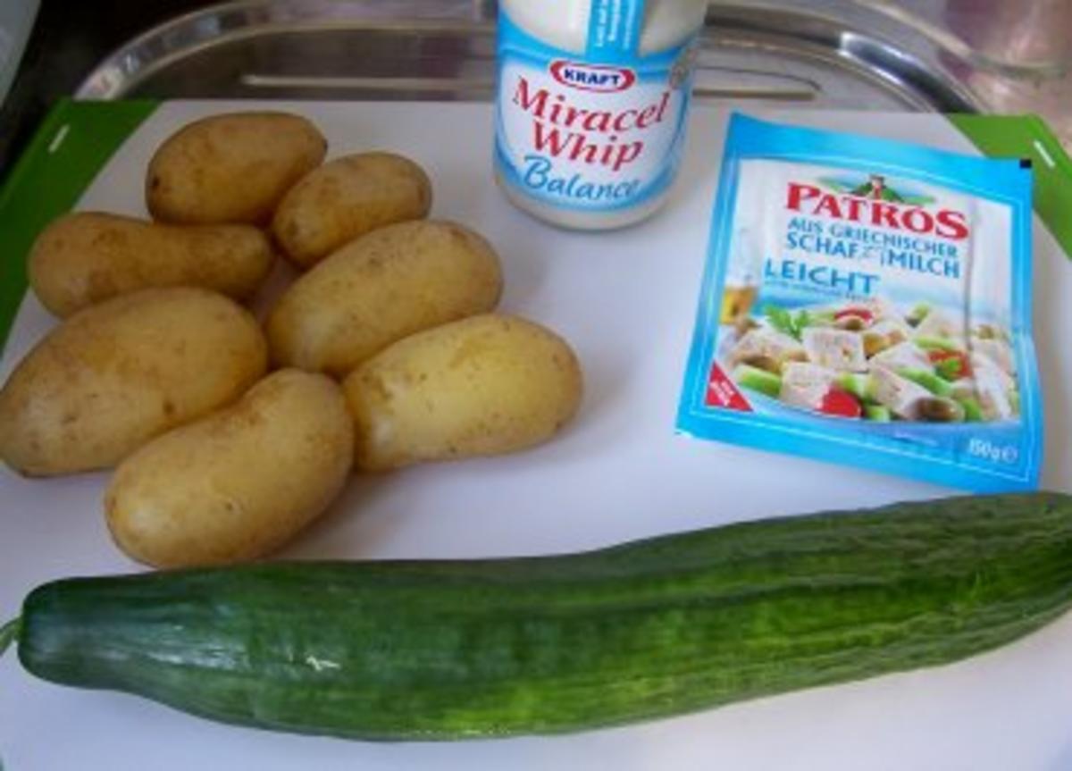 Salat: Tzatziki-Kartoffelsalat - Rezept