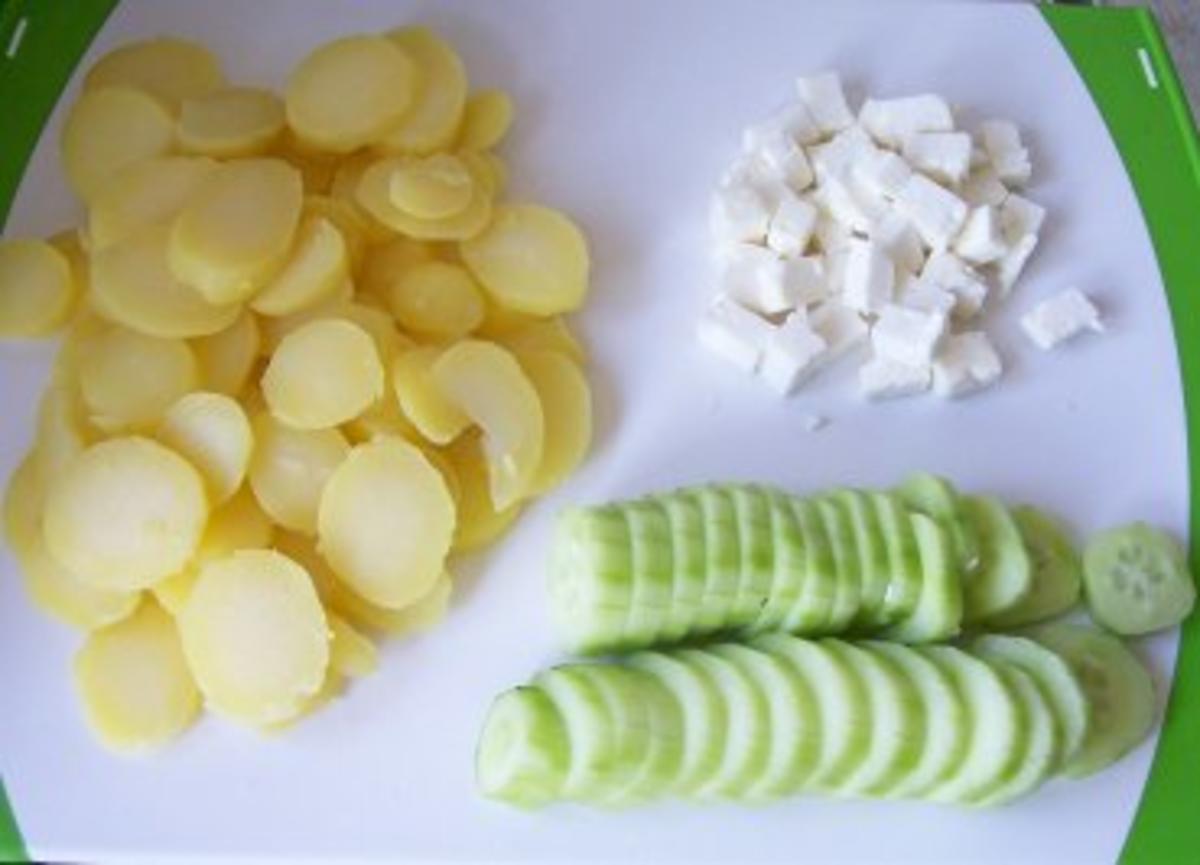 Salat: Tzatziki-Kartoffelsalat - Rezept - Bild Nr. 3