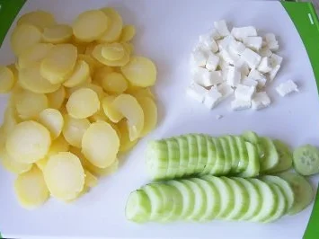 Salat: Tzatziki-Kartoffelsalat - Rezept - Bild Nr. 3