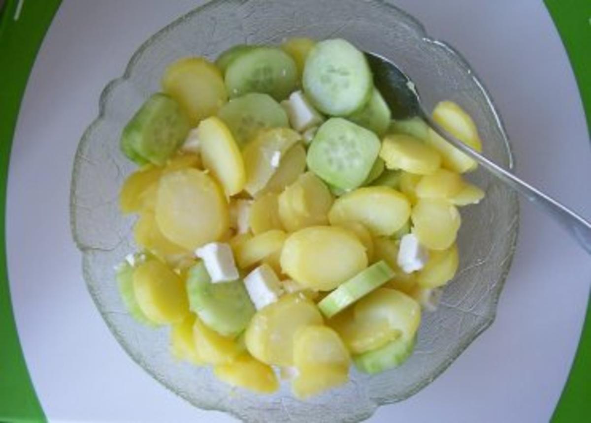 Salat: Tzatziki-Kartoffelsalat - Rezept - Bild Nr. 4