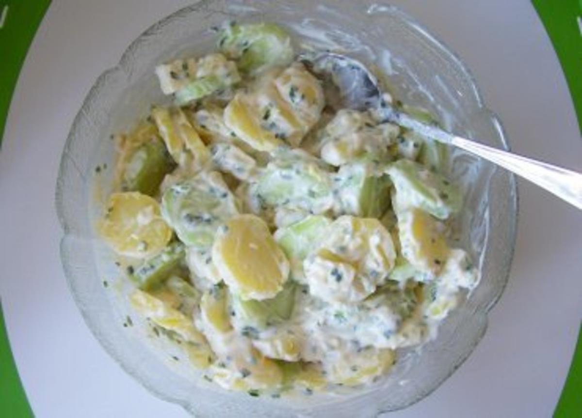 Salat: Tzatziki-Kartoffelsalat - Rezept - Bild Nr. 6