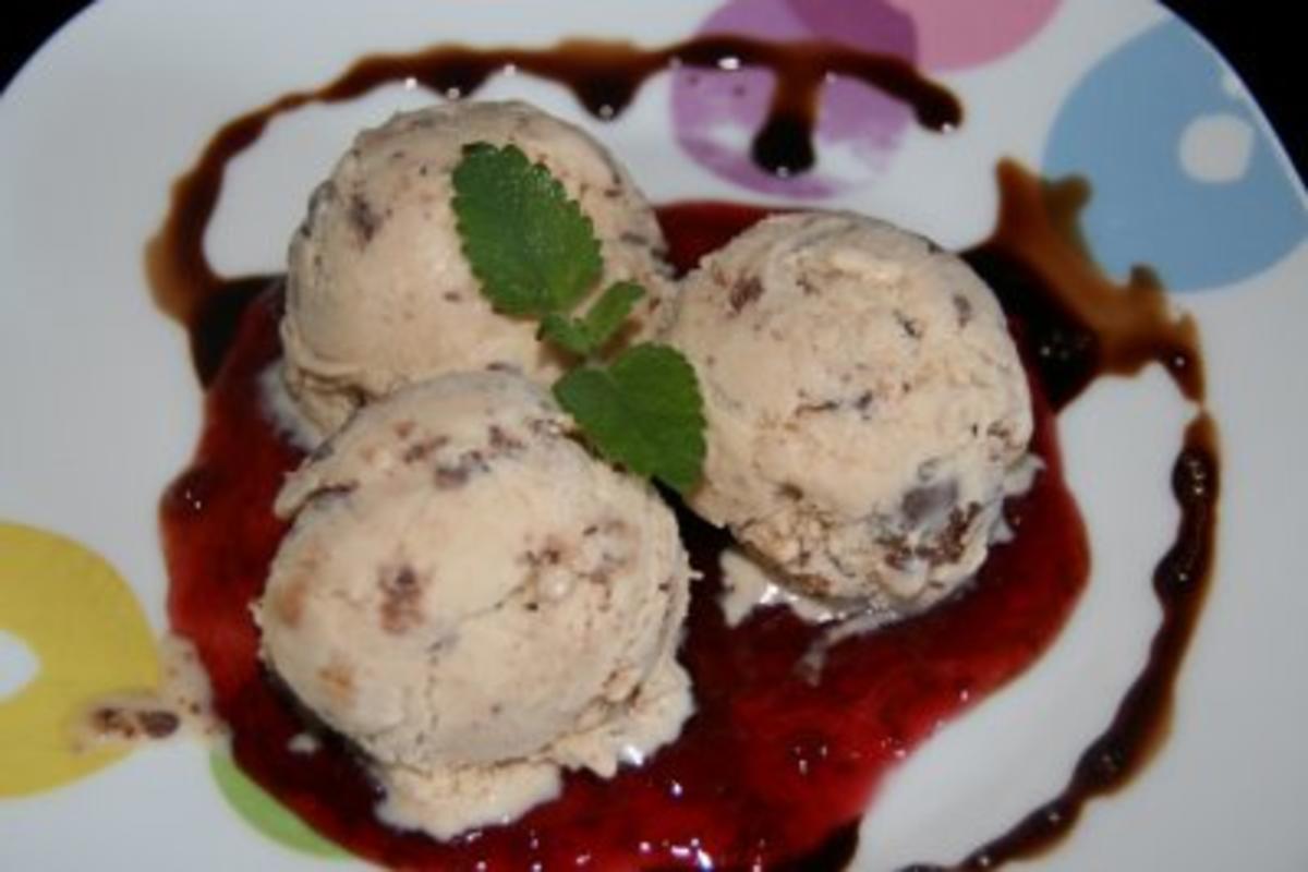 Dessert: Schokokeks-Eiscreme - Rezept