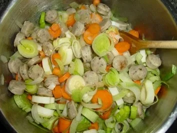 Bratwurstauflauf - Rezept - Bild Nr. 4