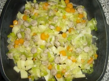 Bratwurstauflauf - Rezept - Bild Nr. 5