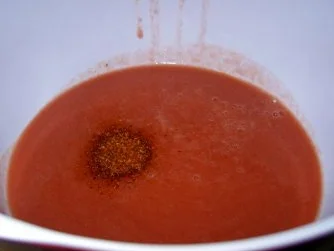 Rezept: Kaltes Tomaten-Erdbeersüppchen Bild Nr. 7 Kaltes Tomaten-Erdbeersüppchen - Rezept - Bild Nr. 7