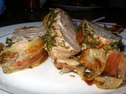 Gekräutertes Schweinefilet im Speckmantel - Rezept