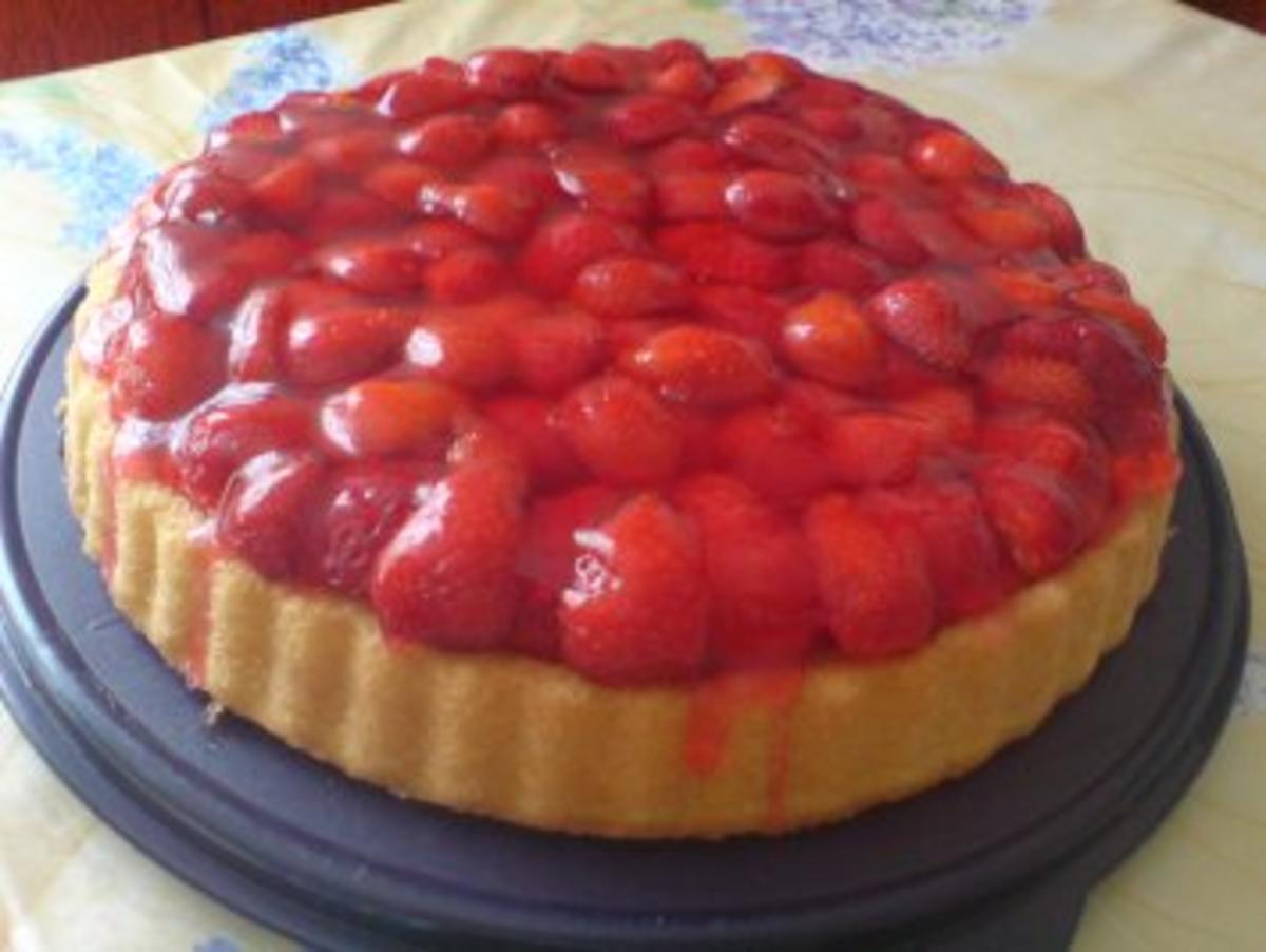 Erdbeer-Pudding-Torte - Rezept