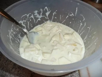 Salate: Chicorèesalat mit Ananas-Quarkmayonnaise - Rezept - Bild Nr. 3