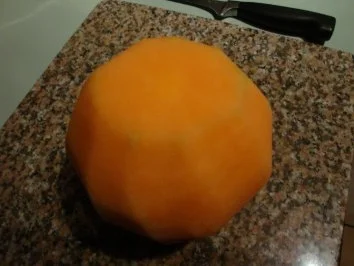 Rezept: Cantaloupemelone mit Serrano Schinken Bild Nr. 3 Cantaloupemelone mit Serrano Schinken - Rezept - Bild Nr. 3