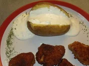 Beilagen: Folienkartoffeln mit Sour Creme - Rezept