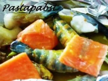 Rezept: Curry-Fischpäckchen vom Grill Bild Nr. 2 Curry-Fischpäckchen vom Grill - Rezept - Bild Nr. 2