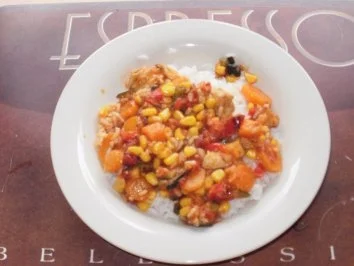 Rezept: Gemüse-Hähnchenpfanne Bild Nr. 5 Gemüse-Hähnchenpfanne - Rezept - Bild Nr. 5