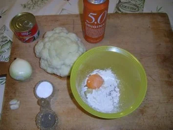 Rezept: Bierteigblumenkohl an Tomatensauce Bild Nr. 4 Bierteigblumenkohl an Tomatensauce - Rezept - Bild Nr. 4