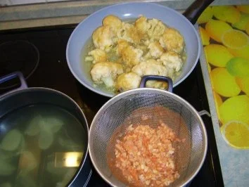 Rezept: Bierteigblumenkohl an Tomatensauce Bild Nr. 6 Bierteigblumenkohl an Tomatensauce - Rezept - Bild Nr. 6