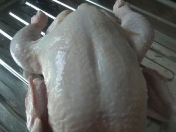 Goldbroiler  in Gemüse geschmort   mit Kartoffelspalten - Rezept - Bild Nr. 2