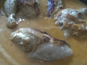 Goldbroiler  in Gemüse geschmort   mit Kartoffelspalten - Rezept - Bild Nr. 7