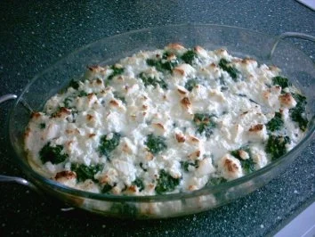 Rezept: Kartoffel - Spinat - Auflauf Kartoffel - Spinat - Auflauf - Rezept