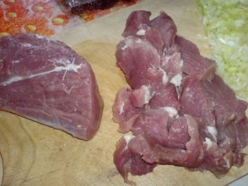 Rezept: Schweinefilet zu Champignon-Gulasch mit Zuckerschoten Bild Nr. 9 Schweinefilet zu Champignon-Gulasch mit Zuckerschoten - Rezept - Bild Nr. 9