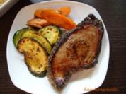 Rinderhüftsteak mit lauwarmen Gemüse - Rezept