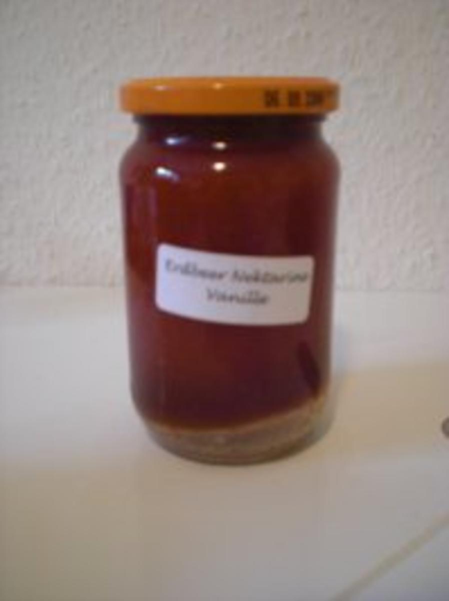 marmelade_erdbeer-nektarine-vanille - Rezept Durch ednakocht