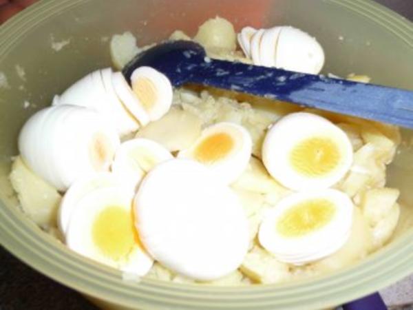 Kartoffelsalat mit Gurke und Ei - einfach - von cleo64 Kartoffelsalat mit Gurke und Ei - einfach - von cleo64