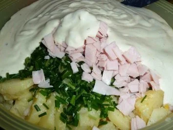 Rezept: Kartoffelsalat mit Gurke und Ei Bild Nr. 18 Kartoffelsalat mit Gurke und Ei - Rezept - Bild Nr. 18