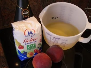 M+G:  SEKT - GELEE.....  mit Pfirsichnote - Rezept - Bild Nr. 2