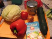 Salat vom Griechen wie ich ihn mir mache - Rezept