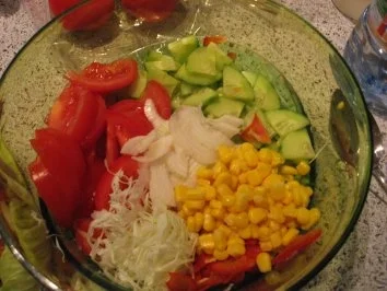 Salat vom Griechen wie ich ihn mir mache - Rezept - Bild Nr. 2