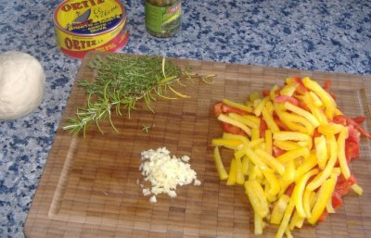 Cocafladen mit Paprika und Thunfischcreme - Rezept - Bild Nr. 2