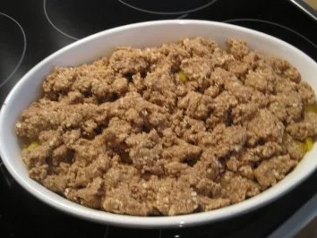 Rezept: Aprikosen-Crumble Bild Nr. 3 Aprikosen-Crumble - Rezept - Bild Nr. 3