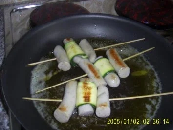 Wurst-Zucchini-Spieße - Rezept - Bild Nr. 3